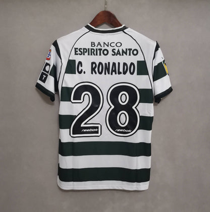 Sporting CP Home Shirt X Cristiano Ronaldo 02/03 Retro