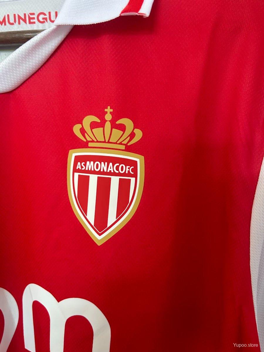 AS Monaco FC Home shirt 24/25 Fan Version